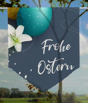 Ostern-griseo, Scheibenhänger spitz